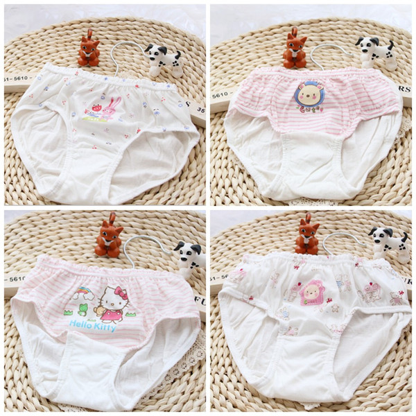 Baby Briefs Girls Boys Underpants Children Cartoon Cotton Short Pants Knickers Under Drawers Kids Clothing Wholesale XY303