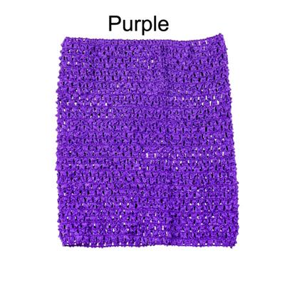 new Baby Girl 9Inch Crochet Tutu Tube Tops Chest Wrap Wide Crochet Tops for DIY Tutu Dress Supplier 20pcs