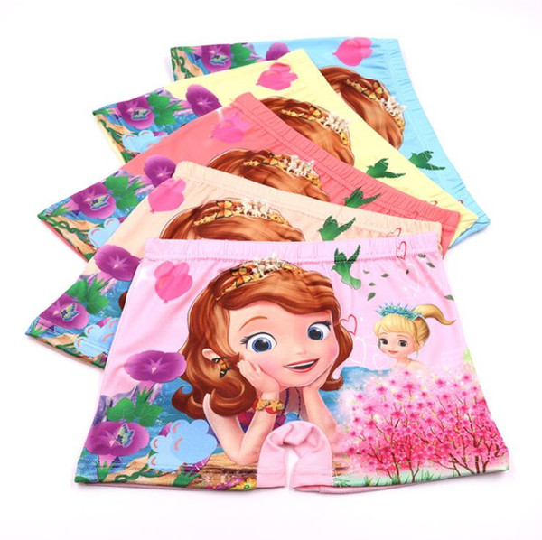 Hot style 10Pcs Girls art print Children's Fashion underwear Girls flat panties kids underpants Suitable for 3 to 10 year old girls S19JS062