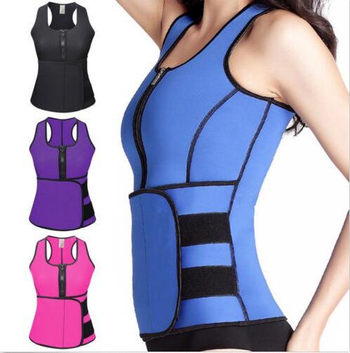 Women Neoprene Waist Shaper Thermo Sweat Sauna Vest PlUS SIZE Slimming Shapewear Waist Belt Trainer Body Shaper Slimmer S-6XL NEW A42503