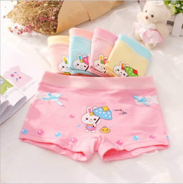 free shipping baby underwear girl boxers cotton shorts cartoon Panties lovely design 10 pics a lot wholesale 1-001x