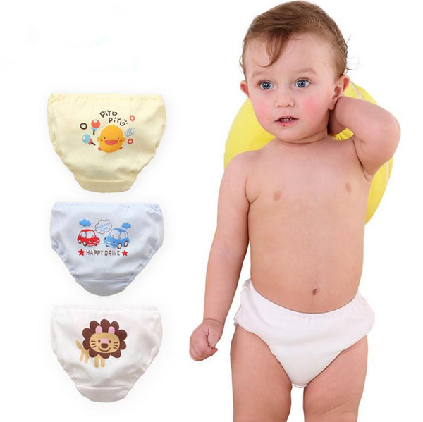 Wholesale 100% cotton soft Toddler Boys Girls Potty Training panties newborn loose briefs underwear for baby shorts