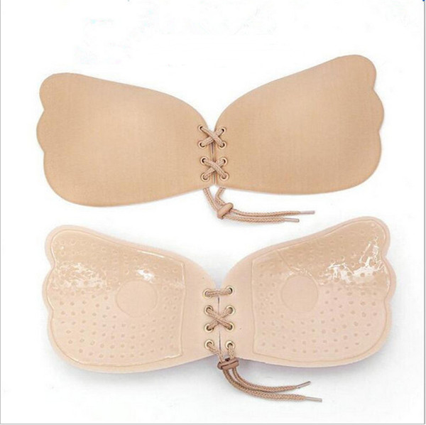 2017 women girls Butterfly Shaped Women Invisible Bra Self Adhesive Silicone Bras Invisible Push Up Bikini Fashion Women Underwear best