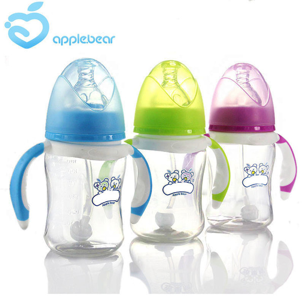 Baby Care Newest 210ml PP Silicone Baby feeding-bottle Infant Newborn Feeding Nursing Nipple Bottle kids Juice/water Bottles