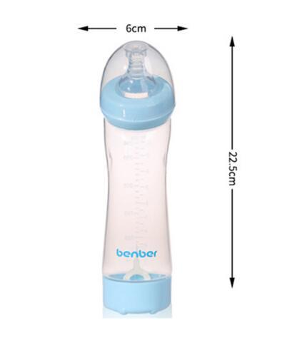 280ML Baby Feeding Bottle Infant Milk Bottle Nursing Feeding Bottle Baby Water Cup Kids Silicone PP BPA Free