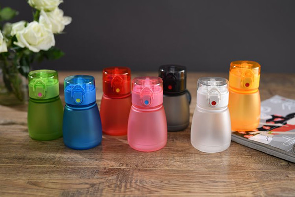 New Home Baby Water Bottle Creative locked Plastic Water leak-proof Sports Drinking Bottle For Water Child Tea Tumbler Cycling