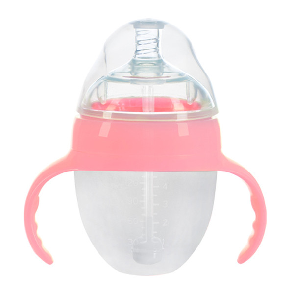 up to the minute Safty Silicone 150ml Newborn Baby Training Feeding-bottle Infant Nipple Juice/water Bottles.