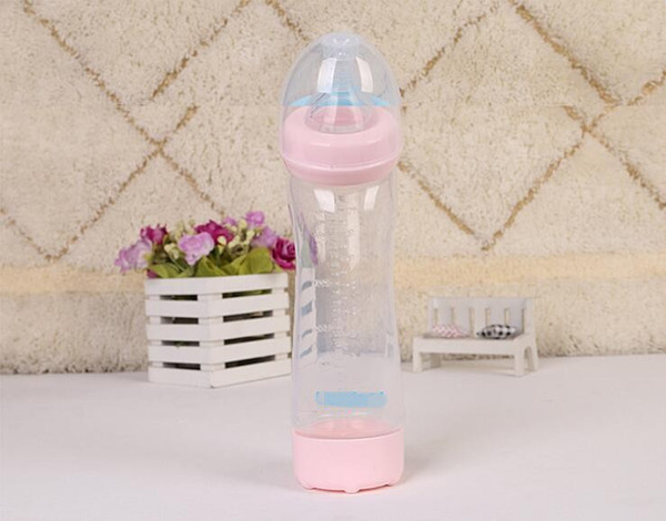 Hot Sale 280ML Baby Feeding Bottle Infant Milk Bottle Nursing Feeding Bottle Baby Water Cup Kids Silicone PP BPA Free