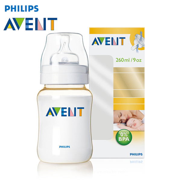 Wholesale-AVENT PES Baby Bottles BPA Free Copo Infant Newborn Mamadeira Natural Feeding Bottle with Nipple Nursing Safe Garrafa Borraccia