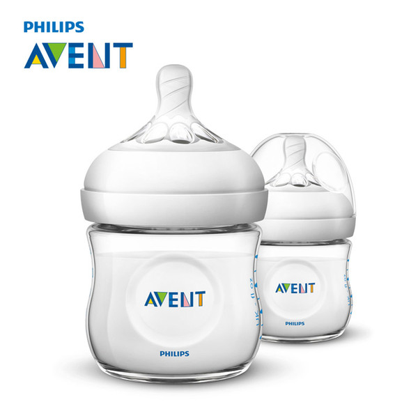 AVENT 2pcs Baby Feeding Bottle 125ml Infant Milk Bottle For Babies PP Nursing Care Safe Mamadeiras Fruit Juice Drinkware Garrafa