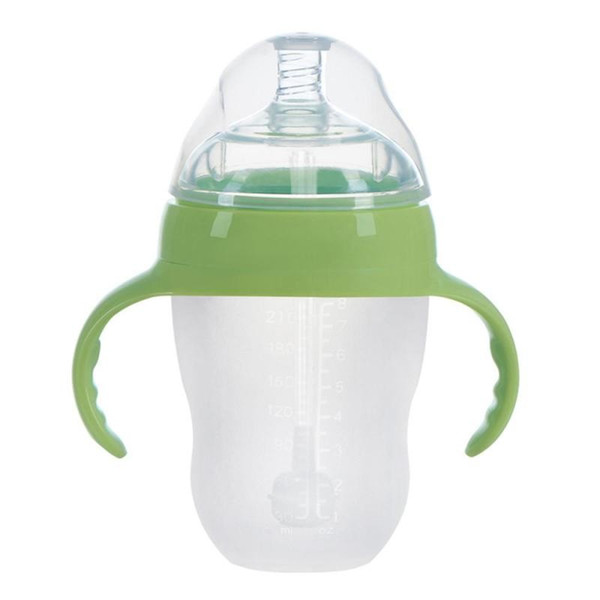 Mamadeira BPA Free baby feeding bottle Safe silicone Infant Juice Milk Water Feeding Bottle cup 3 size baby milk bottle B5