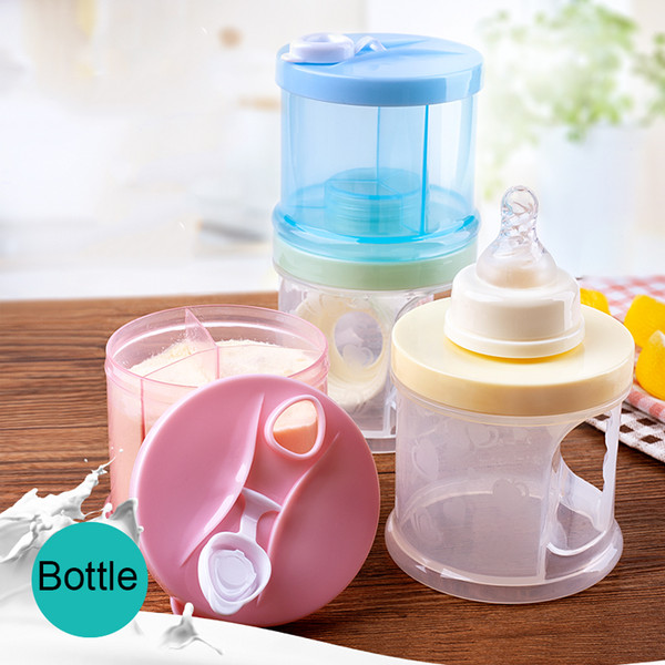 Baby multi-function bottle milk powder box 0 BPA Natural Polypropylene Bottle 200ml Infant Juice Milk Water Feeding Bottle Free Shipping