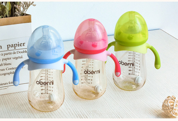 Eubene PPSU full-automatic baby feeding bottle with wide diameter handle