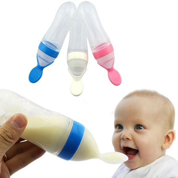 Infant Baby Newborn Toddler Silica Gel Feeding Bole Spoon Supplement Rice Cereal Spoon Bole Training Feeder A1