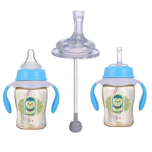 Baby Bottle Straw Cup Straw Accessories Replacement Wide Mouth Caliber Silicone Feeding Accessories