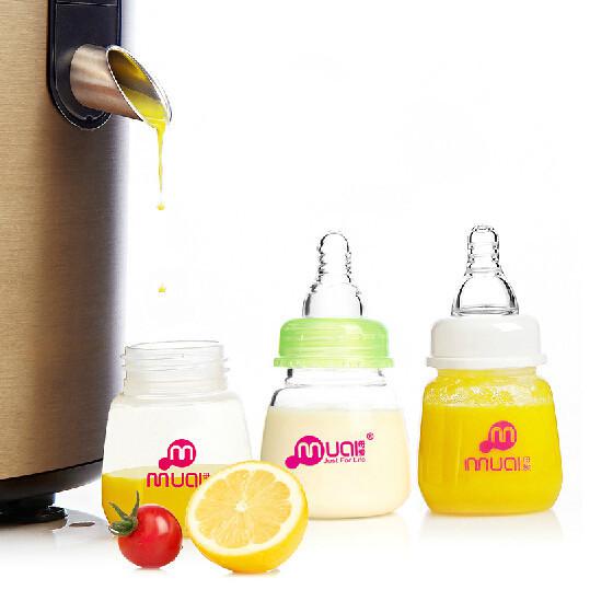 Wholesale-Newly Baby Feeding Bottle Mamadeira 0-6 Months Newborn Nursing Care Small Bottle 80 ML Fruit Juice Milk Hot Sale