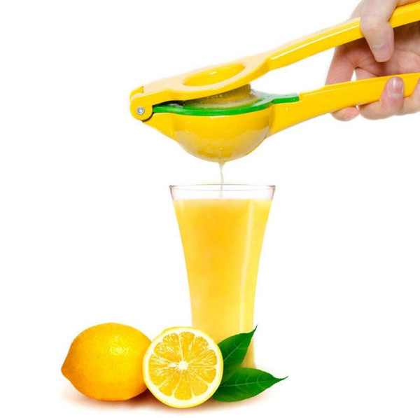 Double Layers Lemon Orange Squeezer Aluminum Alloy Juicer Hand Manual Citrus Press Kitchen Fruit Tools Food Mills 60pcs OOA5425