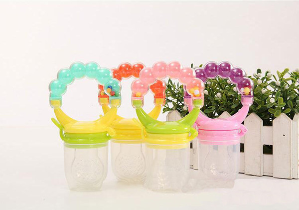 New Kids Ring Nipple Fresh Food Milk Nibbler Feeder Feeding Tool Safe Baby Supplies Nipple Pacifier Bags Pacifier Bottles