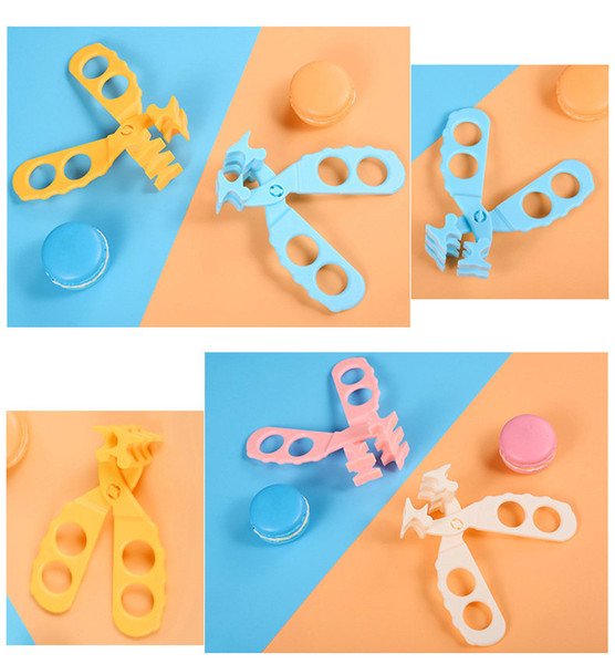 Baby Food Mills Food Crushed Scissors Clip Newborn Infant Vegetables Supplement Scissors Baby Feeding mixed colors