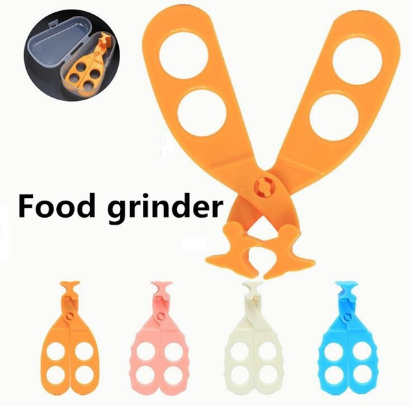 Baby food grinder baby supplement solid food scissors grinder cereal mill children knife crusher food supplement factory direct