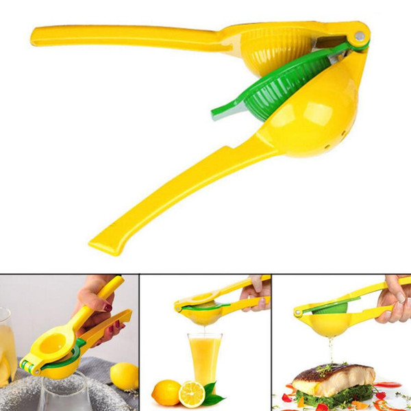 Double Layers Lemon Orange Squeezer Aluminum Alloy Juicer Hand Manual Citrus Press Kitchen Fruit Tools Food Mills OOA5425