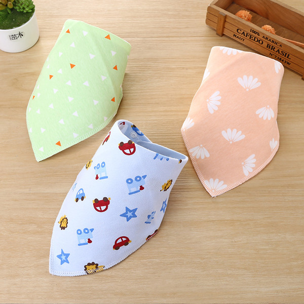 Cartoon Cotton Bibs Cute Saliva Towel Infant Burp Cloths Baby Feeding Smock Feeding Accessories Soft Baby Stuff