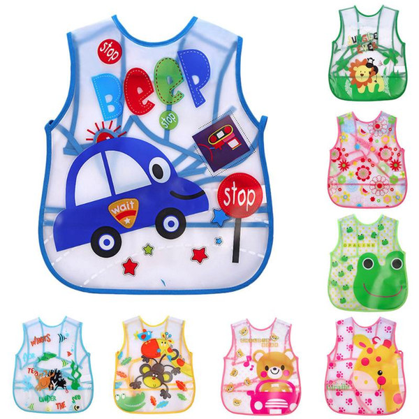 compact design attractive Cute Kid Infant Bibs Baby Soft Cartoon Bib Waterproof Saliva Dripping Bibs clothes