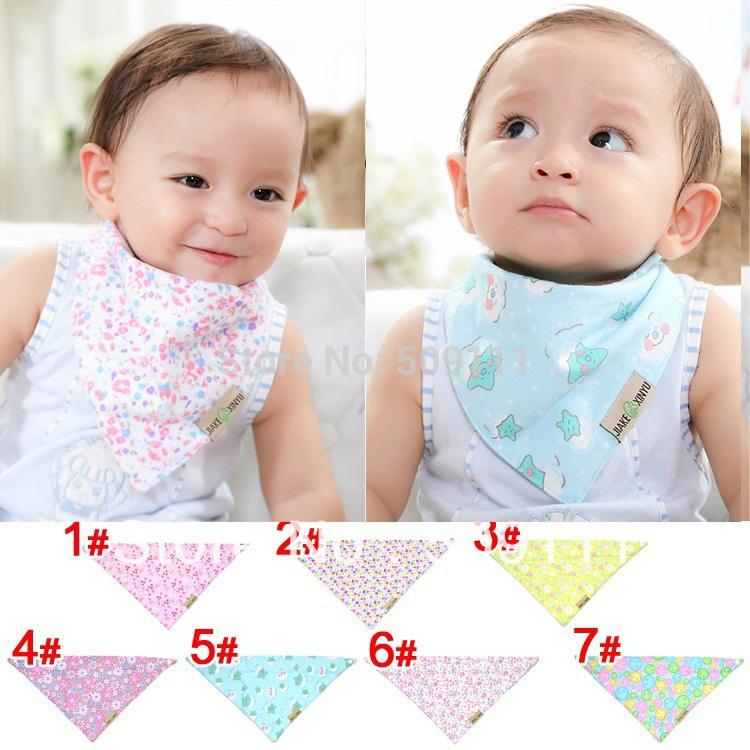 Wholesale-Baby bib Dribble bib Drool Bib Bandana bib - Stylish absorbent accessory Gift for baby and toddler 20pcs KK014