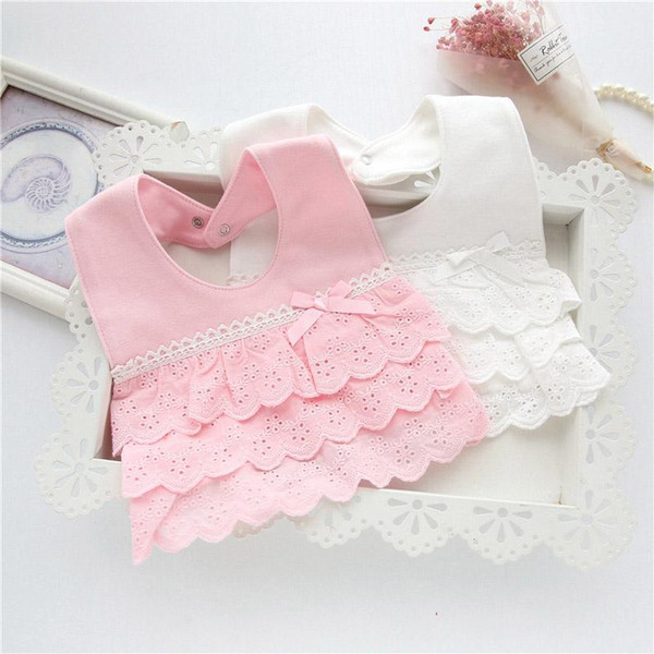 Baby Bibs Cute Cotton Lace Bow Princess Infant Toddler Bandana Bibs Soft Baby Bib Clothing Accessories