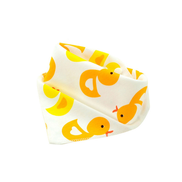 Cartoon Soft Cotton Baby Bandana Bib Toddler Infant Lunch Feeding Scarf Bib Newborn Drool Triangle Burp Cloths