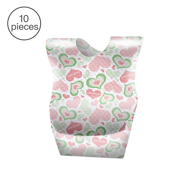 Disposable Bib Baby Ribs Leak-proof Lining Prevents Spillage Baby Daily Necessities Supplies Clean And Convenient In Stock