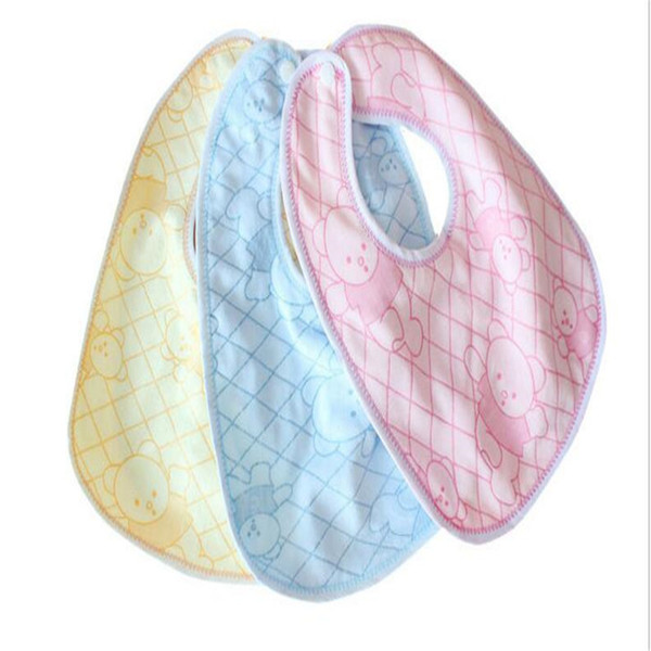 10pcs wholesale Bibs velvet embossed baby bibs babies lunch bibs waterproof with buckle Infant Dinner clothes