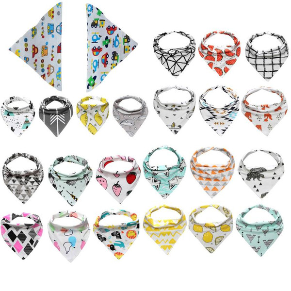 Baby Bibs&Burp Clothes Kids Bandana Bibs Set-4 Pack Feeding Saliva Towel Waterproof Baby Bibs for Babies drool J5%#20