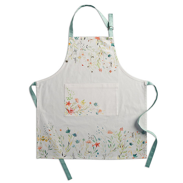 The whole factory direct waterproof treatment apron child care edge thickening two pocket Home clean apron