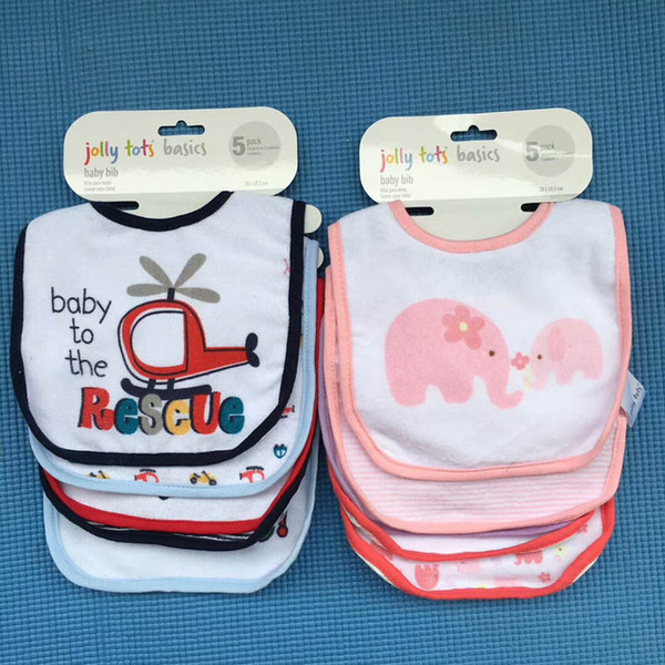 Ins cotton baby bibs cartoon newborn bibs Baby Burp Cloths baby clothes Burping Cloths infant bib newborn bib toddler girl clothes A6885