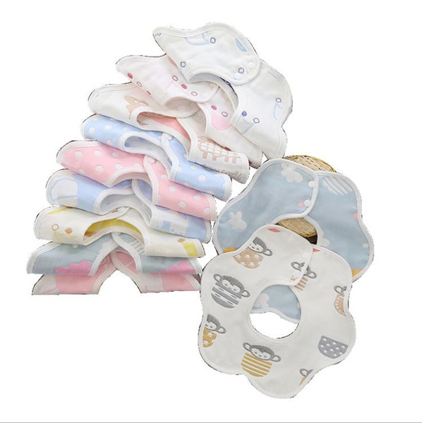 Baby Bibs Burp Cloth Print Arrow Wave Triangle Kids Bibs Cotton Bandana Accessories Baby Feeding Newborn Infant Care