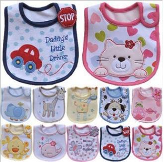 Hot Sale Cheapest Baby Bib Pinafore 3 Layers Waterproof Bib Newborn Burp Cloth Saliva Towels Top Quality UN1