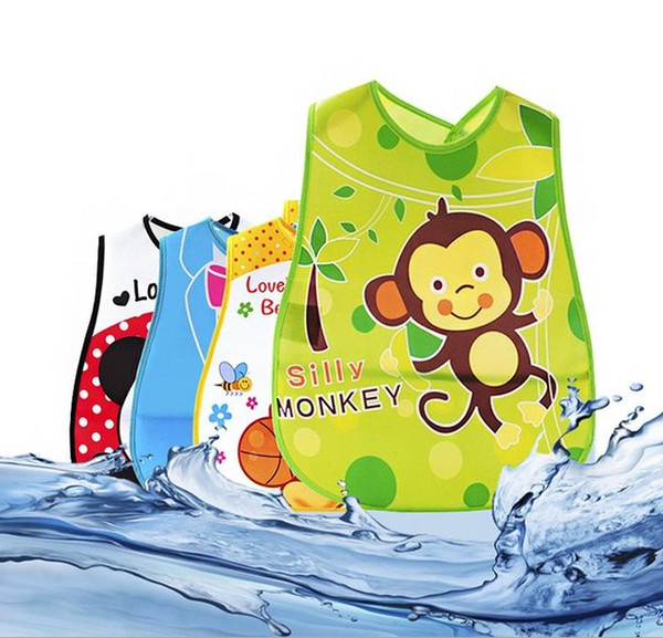 Cute Cartoon Baby Bibs Waterproof Bandana Silicone Children Baby Feeding Bibs Boys Girls Infants Burp Clothes Feeding Care