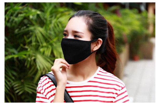 Anti-Dust Anti-Fog Haze Cotton Mouth Mask Face Mask Unisex Man Woman Cycling Wearing Black Rider Warm Fashion Winter High quality 20*13 CM