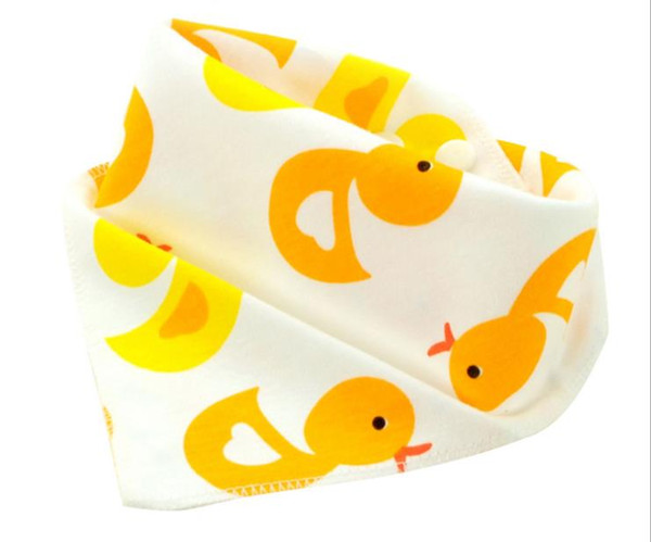 Cotton towel gauze square baby boys & girls printed saliva towel double gauze thin small handkerchief child washcloths handkerchief