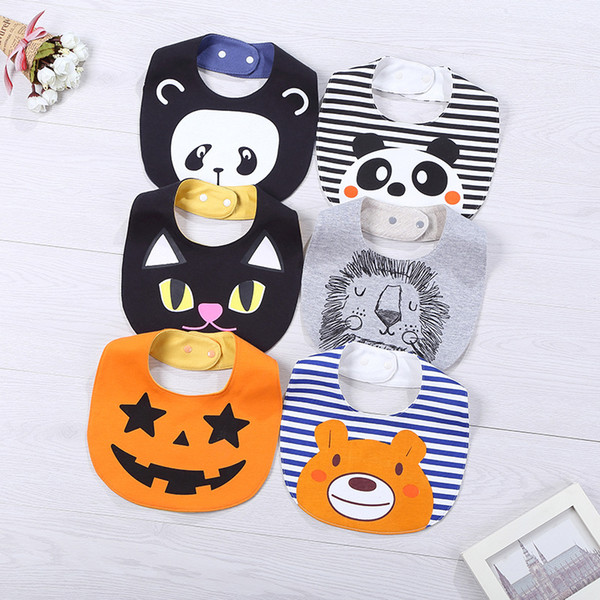 New Infant Scarf Cartoon Wear Arrival Baby Kids Child Bib Baby Cotton Waterproof Bib Saliva Towel