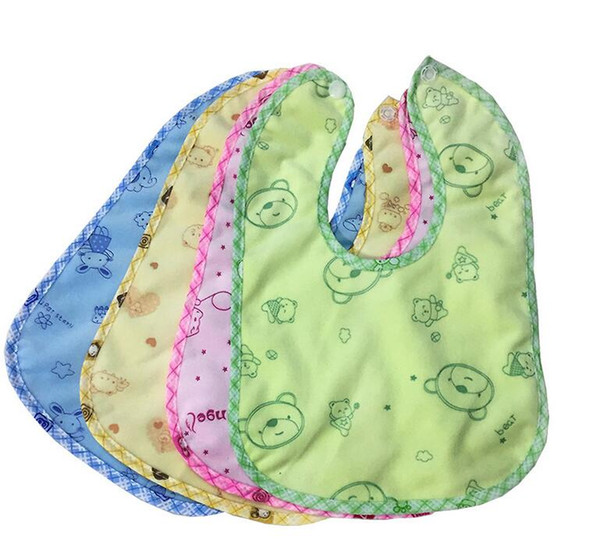 Cartoon Waterproof Baby Feeding Toddler Infant Bib Bibs Keep Dry