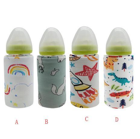 1PC USB Baby Bottle Warmer Portable Milk Travel Cup Warmer Heater Infant Feeding Bottle Bag Storage Cover Insulation Thermostat