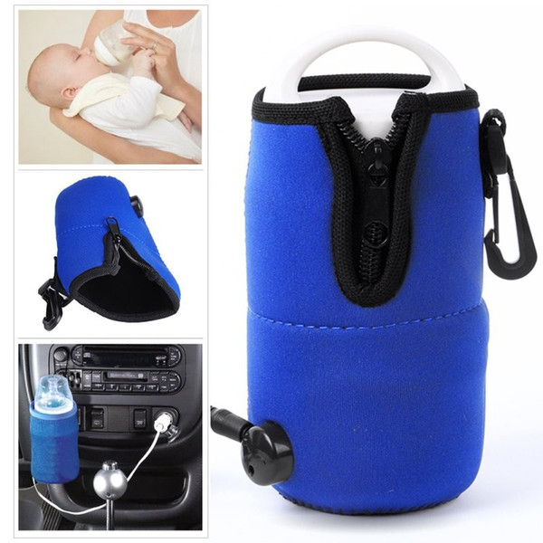 bottle warmer USB Universal car milk warmer Kids Travel Food insulation Sleeve Portable DC 12V constant temperature insulation bag free TNT