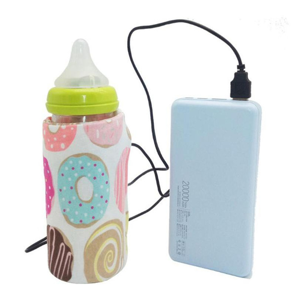 Portable USB Milk Water Warmer Travel Stroller Insulated Bag Quickly Baby Nursing Bottle Heater Infant Milk Outdoor Cup A40