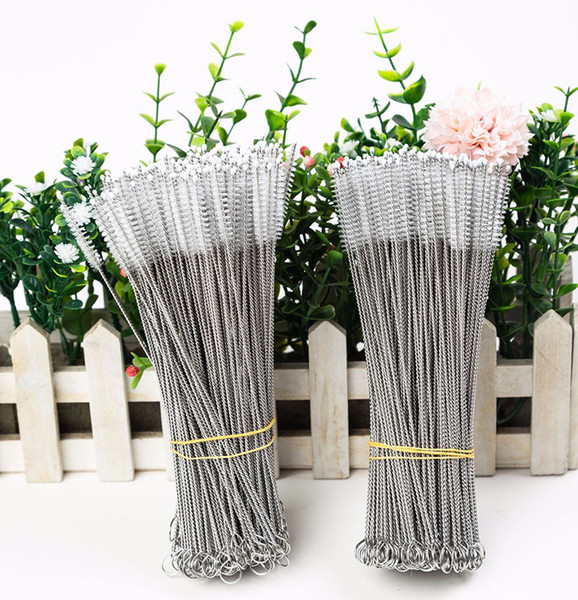 17cm Cleaning Brushes for Drinking Stainless Steel Straws Cleaner Brush for Stainless Steel Tumbler Straws Nylon Bristles Pipe Cleaner M1258