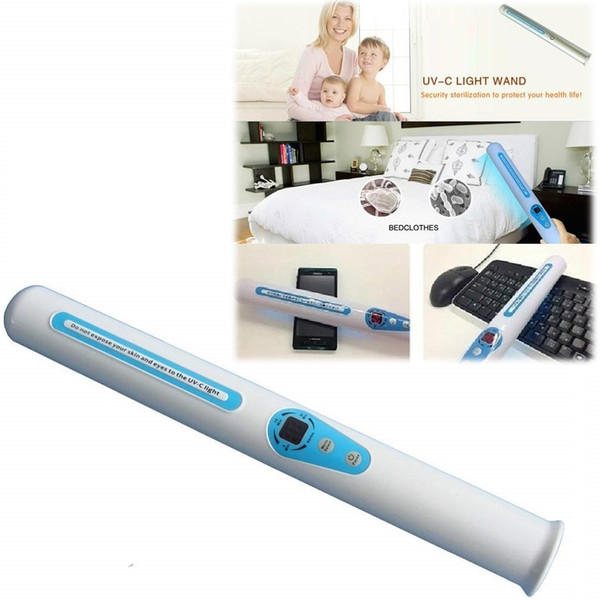 Traveling Sterilizer Portable UV Sanitizer Hand Wand Ultra Violet Light Kill Bacteria Germ Sterilizer with Retail box MMA1804