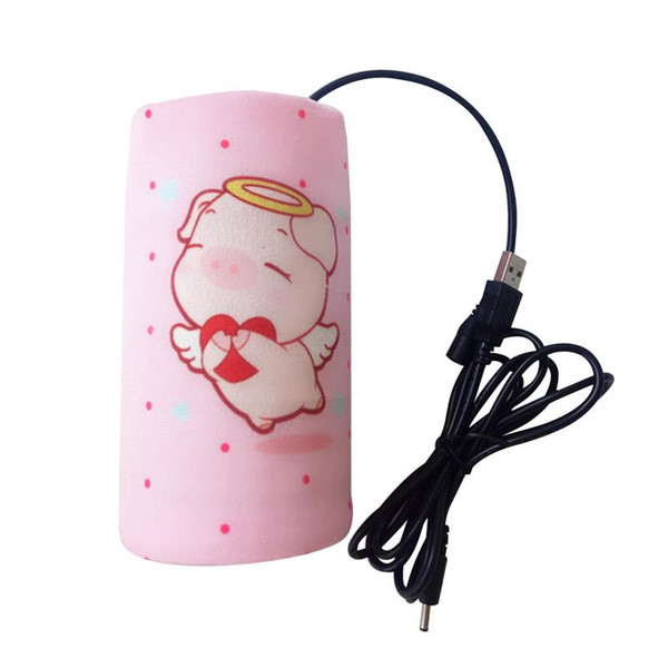 USB Heating Milk Baby Bottle Warmer Bag Baby Thermostatic Bottle Thermal Insulation Bag Outdoor Portable Milk Heater Tool