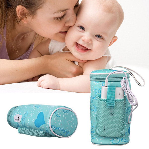 Baby Outdoor Bottle Thermostat Bag Car Portable USB Heating Intelligent Warm Milk Tool Insulation Cover