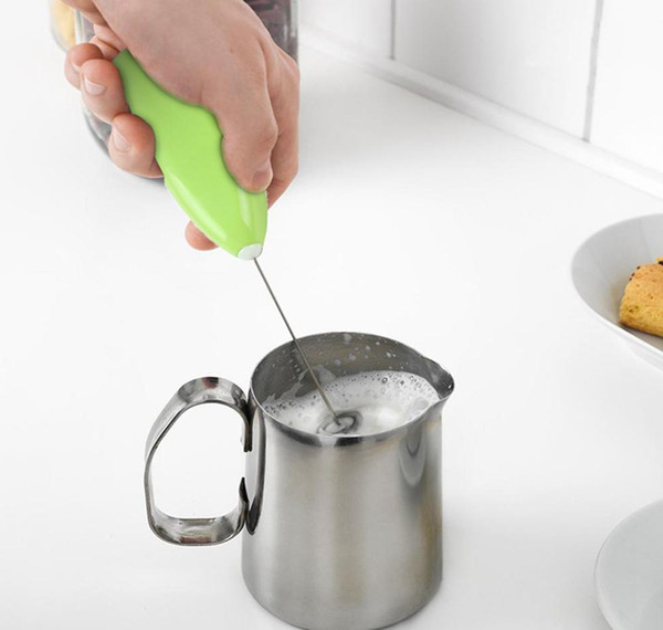 2019 Electric Milk Coofe Frother Foamer Rother Batidora Electric Whisk Mixer Egg Beater Mini Handle Stirrer